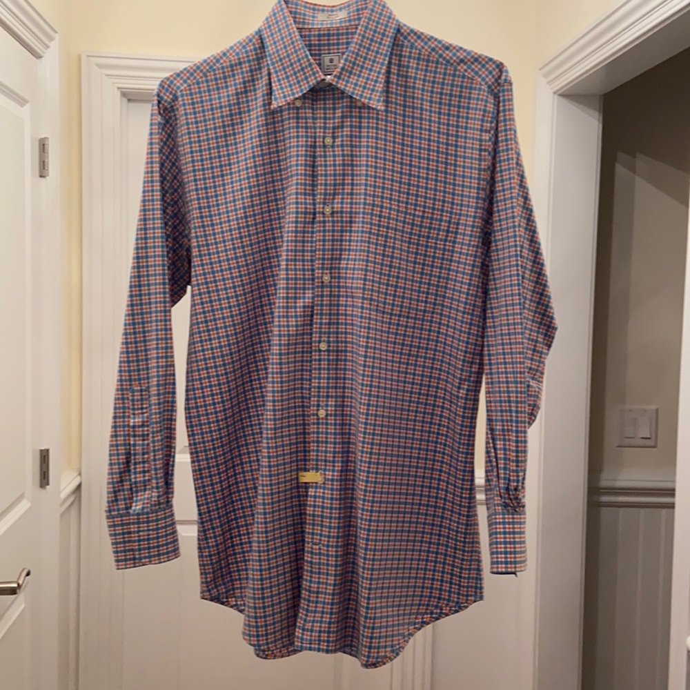 Peter Millar men’s size L button down dress shirt